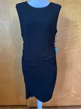Laundry By Shelli Segal Black Sleeveless Sheath Dress